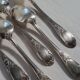 12 Small Silver Metal Spoons SOH