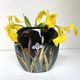 Vintage otagiri porcelain vase from the 80s