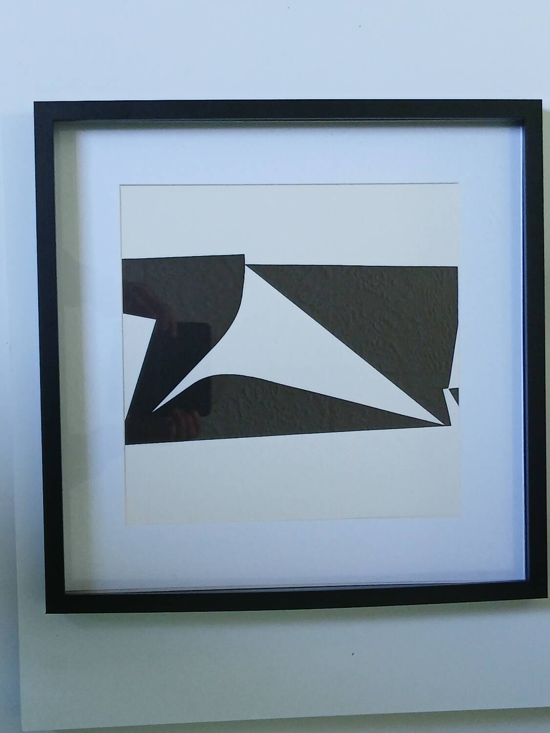 Tableau Vintage Art Optique - Victor Vasarely - Frame 40x40cm