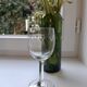 Lot of 6 glasses of crystal wine engraved 20 years