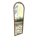 Round wooden mirror