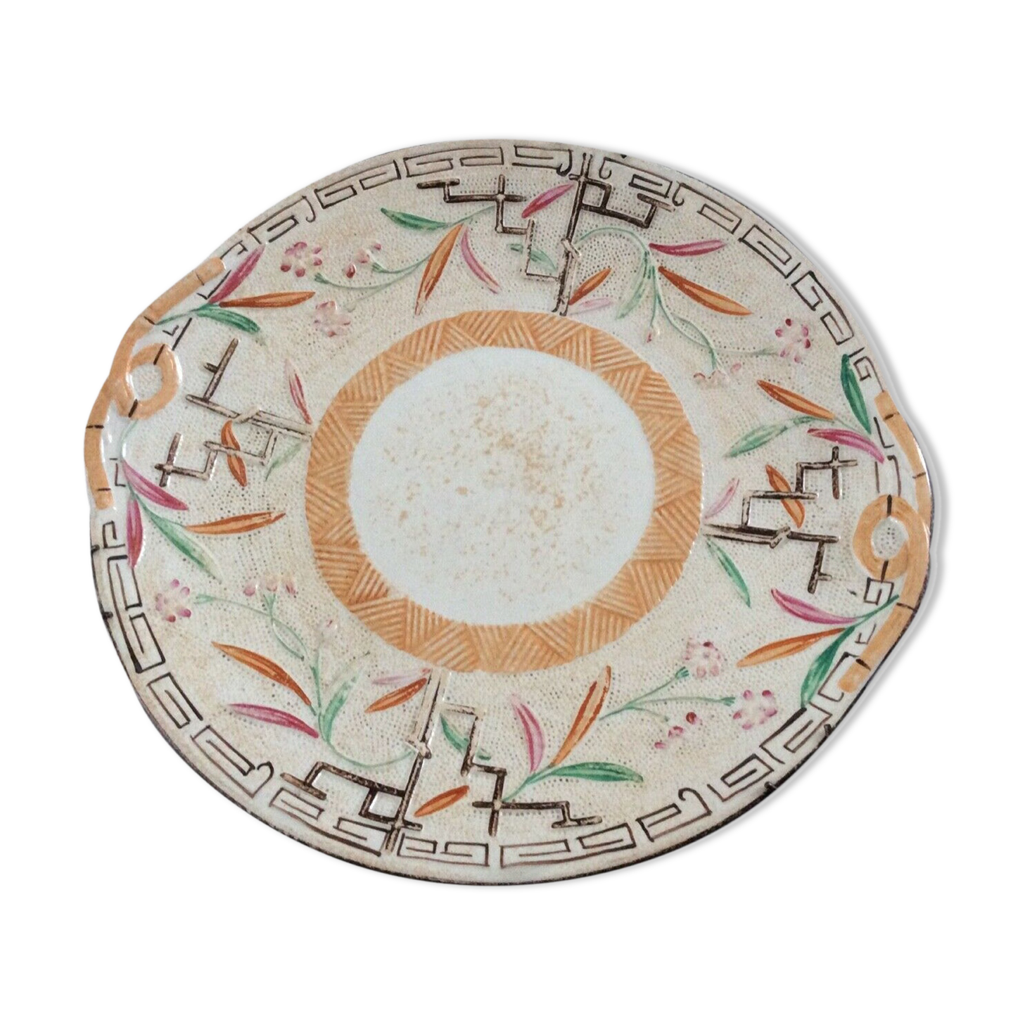 Japanese-decorated plate