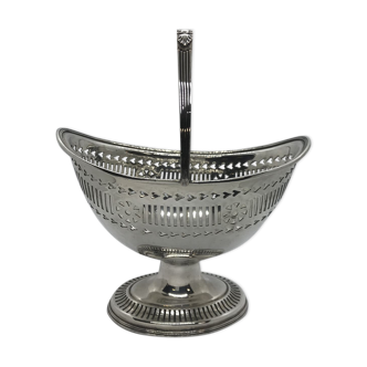 Silver metal basket