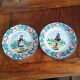 Breton plates, couple traditional outfit
