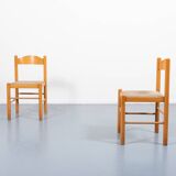 Italian Modern architectural pair of chairs, 1960’s