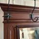 Wall mounted coat rack