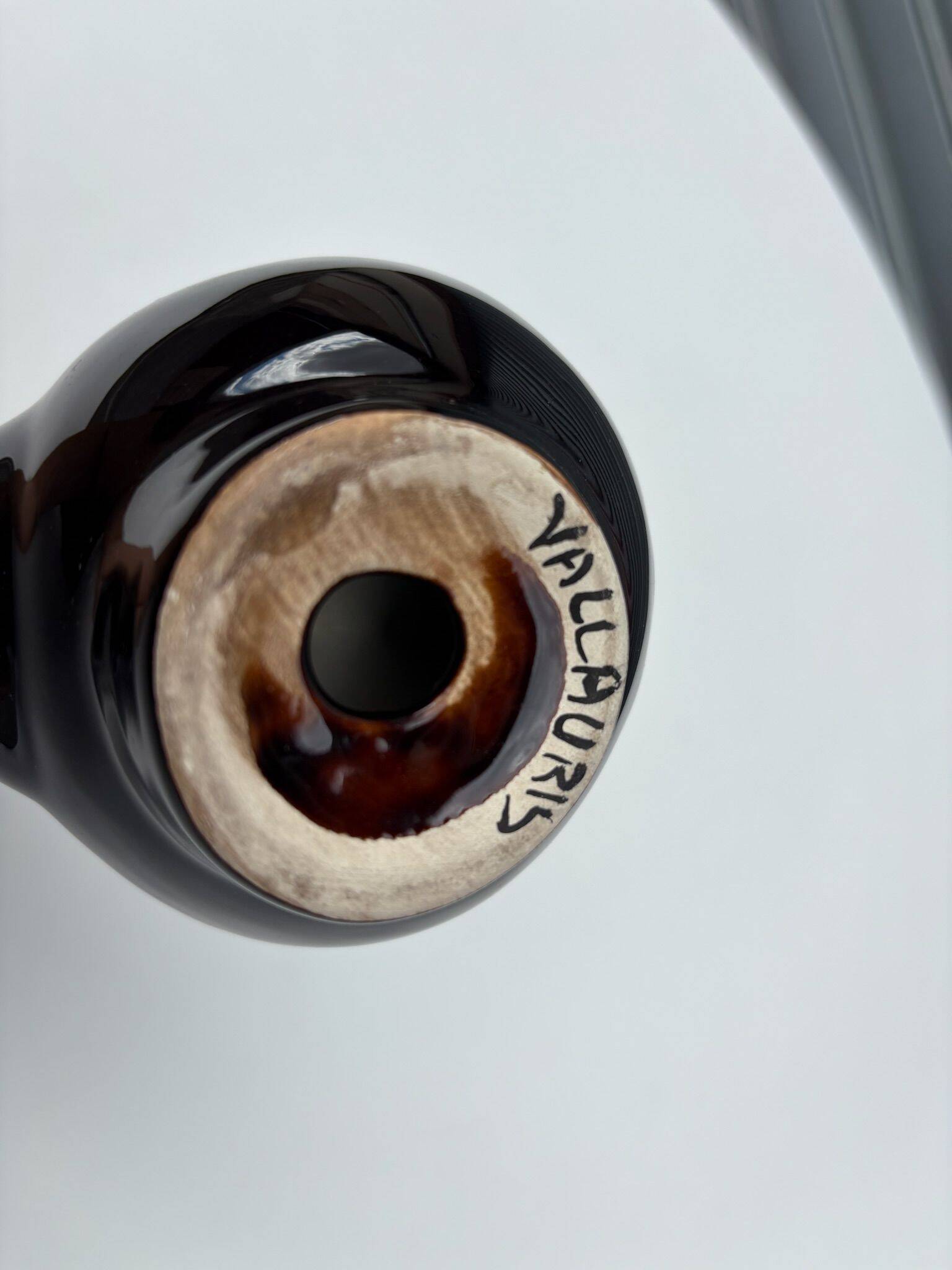 Vallauris Pipe-Shaped Ashtray