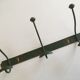 1900 green metal garden coat holder
