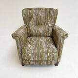 Re-upholstered vintage armchair, 1960’s