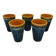 5 old Vallauris mugs / mazagrans