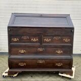 Antique oak secretary