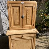 Buffet parisien compact 2 éléments sapin/hetre