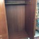 1960 plating chrome legs teak Cabinet