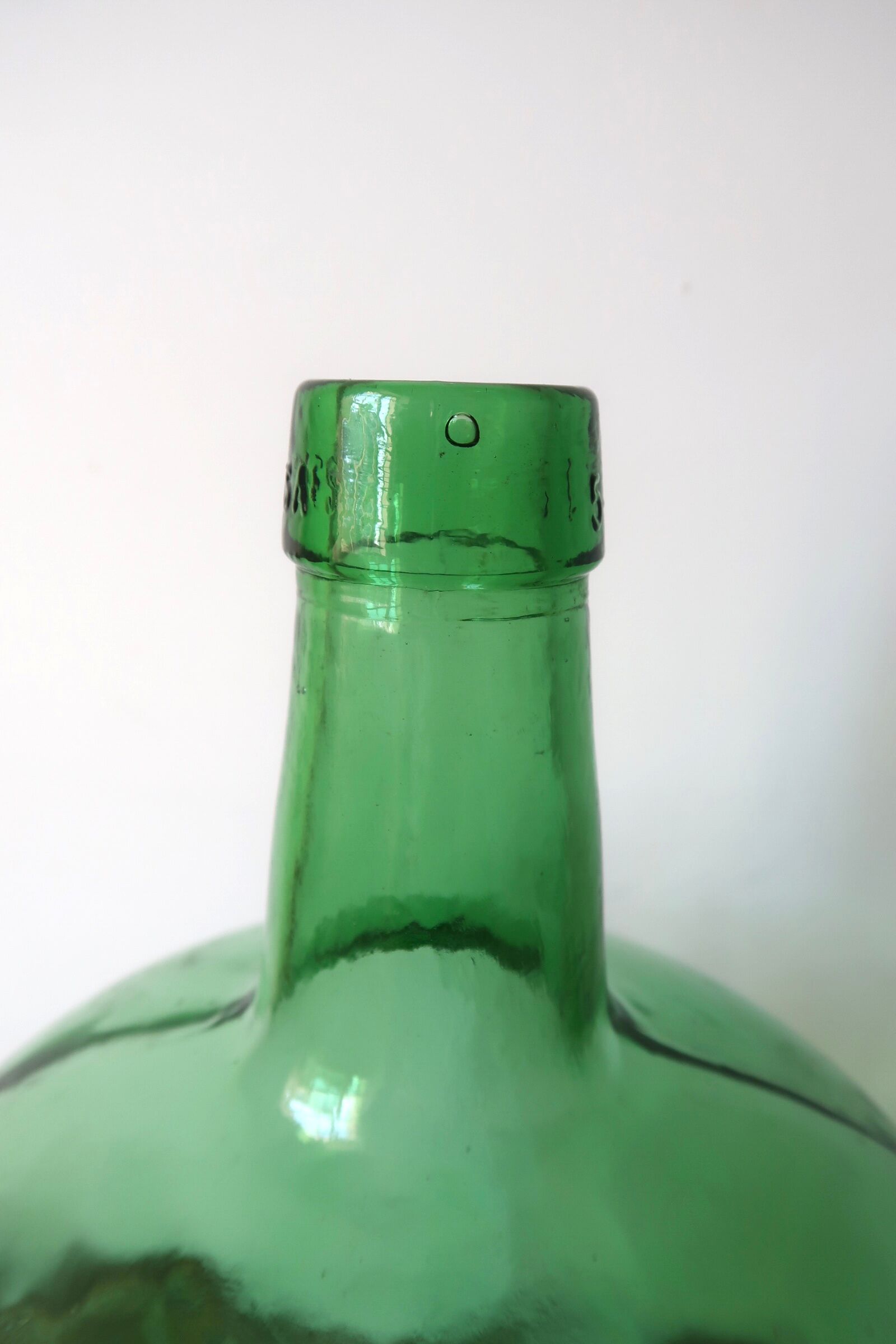 Dame-jeanne en verre verte 5 litres