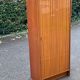 Vintage bonnet cabinet with drawer and shelves