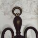 French Vintage Double Light Bronze Vintage Flemish Style Wall Light 5352