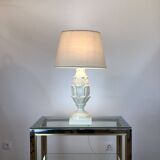 1960's white lacquered artichoke Lamp