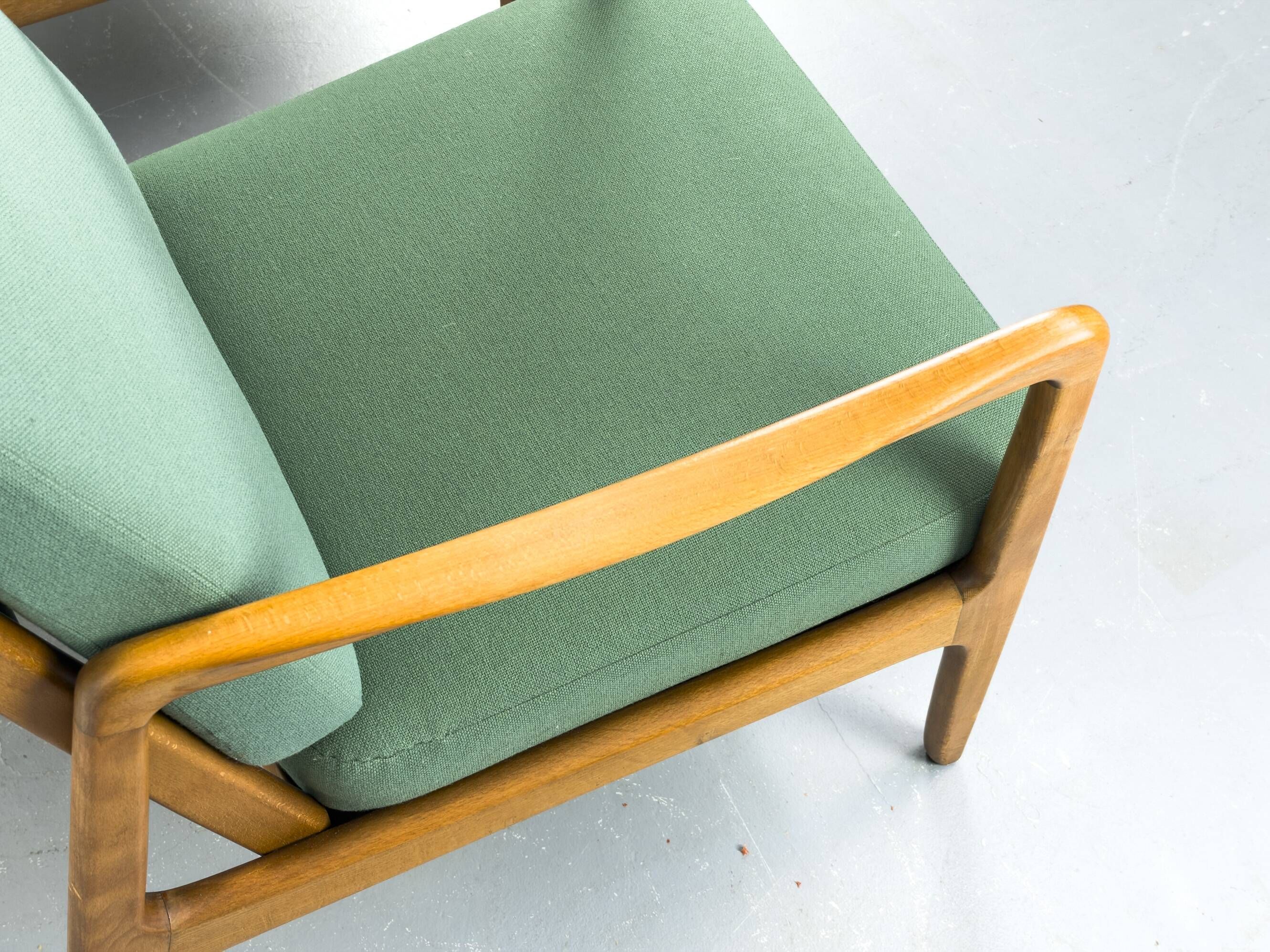 Danish Model FD-109 Lounge Chair by Ole Wanscher for France & Daverkosen, 1
