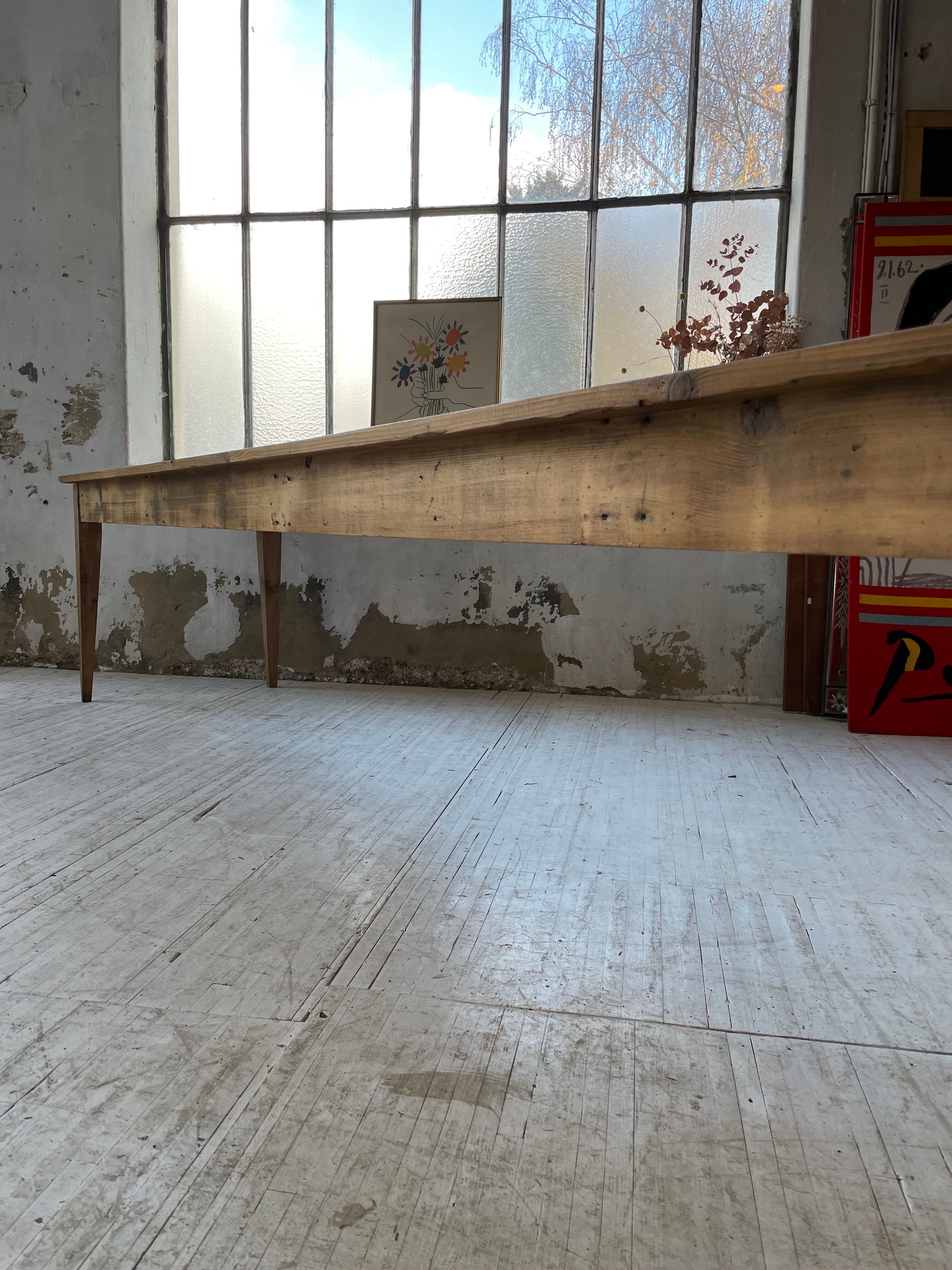 Farmhouse table beech pine XL 4m