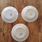 Old St Amand flat plates, blue roses