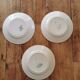 Old St Amand flat plates, blue roses