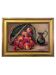 Still life - Basket of peaches and pitcher