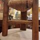 Chaise Tripode Brutaliste " Wabi-Sabi " Art Populaire 1900-1950