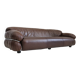 Gianfranco Frattini Sesann sofa Cassina 1970s in brown leather