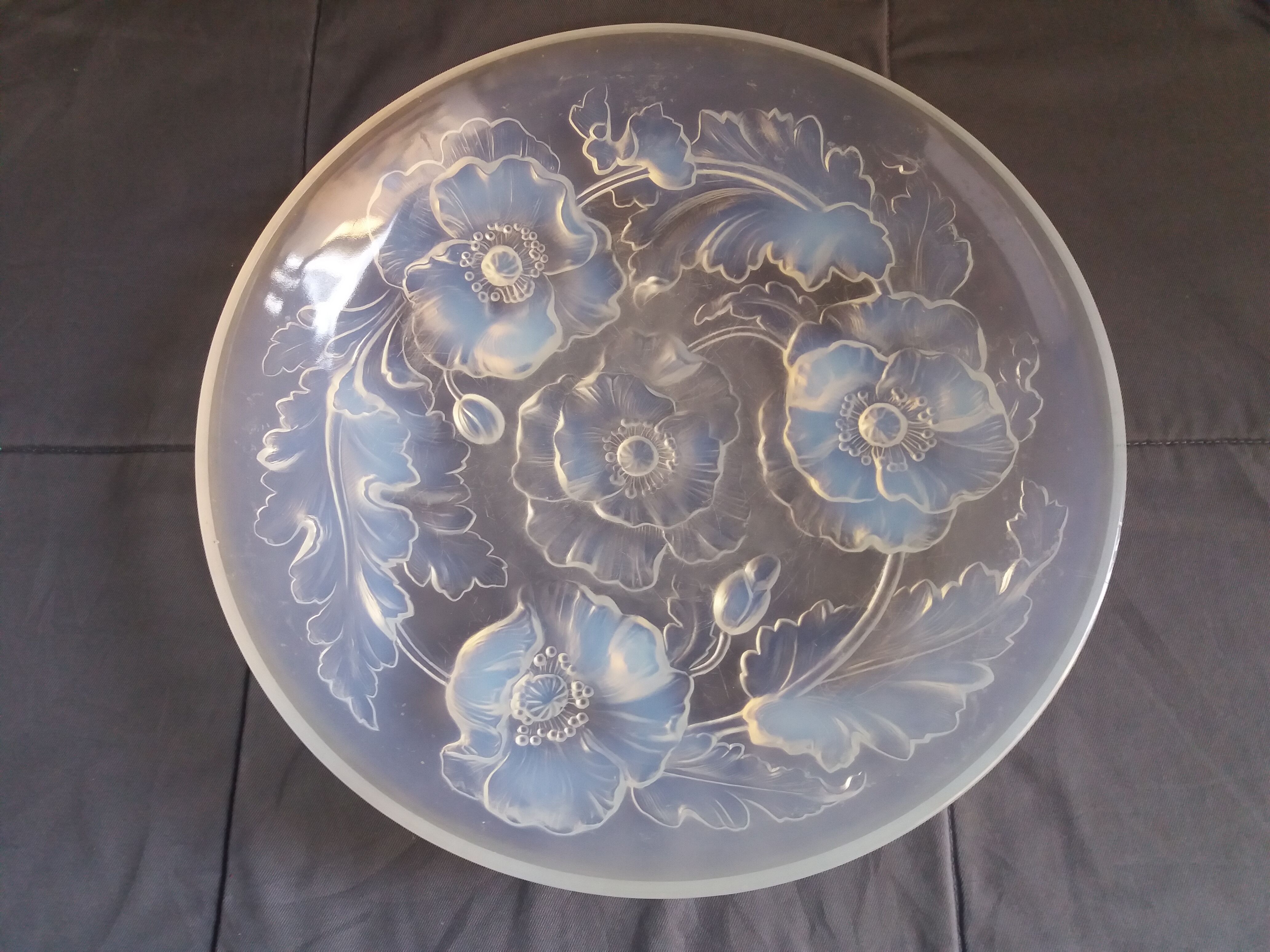 Old glass cup by "Sabino"