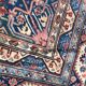 Large carpet old sinkiang done hand 268 x 360 cm