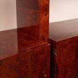 Parchment bookcase by Aldo Tura for Tura Milano 1960