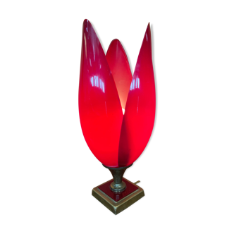 Red tulip lamp red red Rougier