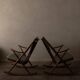 Ensemble de 2 chaises berçantes en teck danois modèle 182 Frank Reenskaug années 1950.