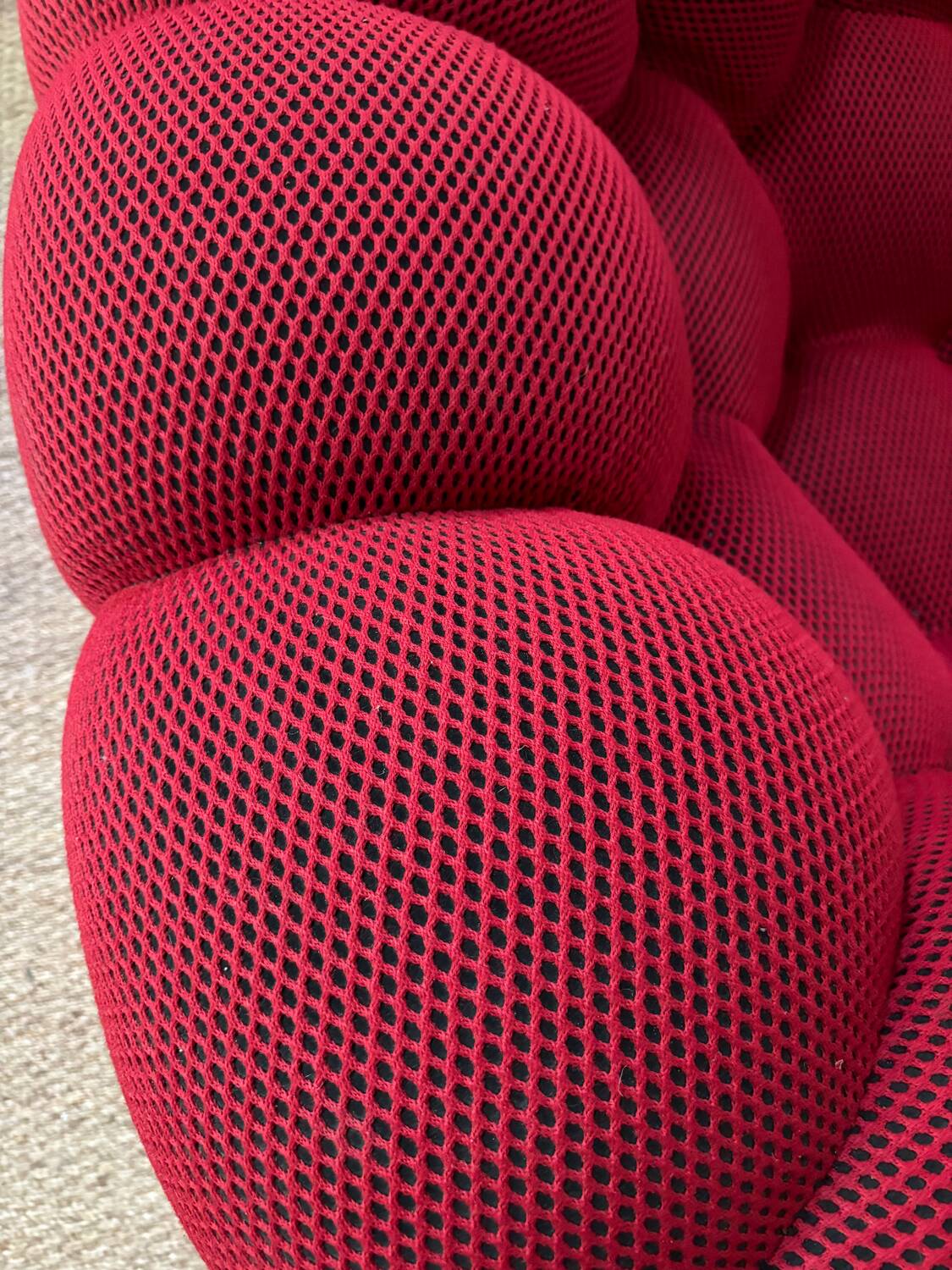 Roche bobois bubble armchair red