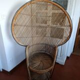 Emmanuelle rattan armchair