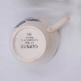 6 cups and under coffee cups Digoin Sarreguemines décor Cannes