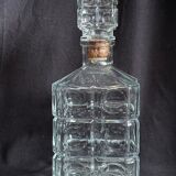 Vintage square whisky decanter square cap