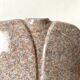 Virebent lens design vase with granite look, 1970s