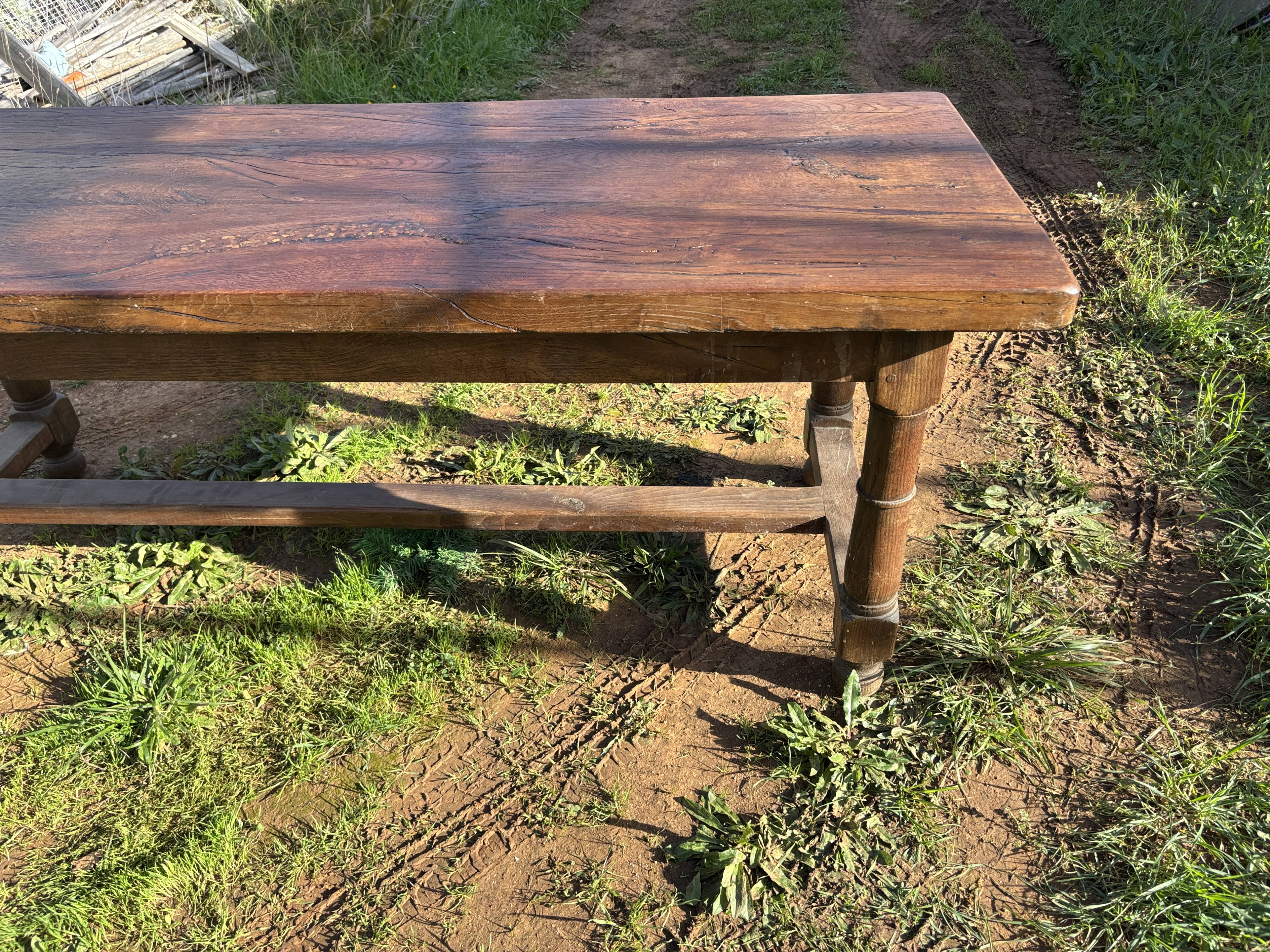 Old farmhouse table