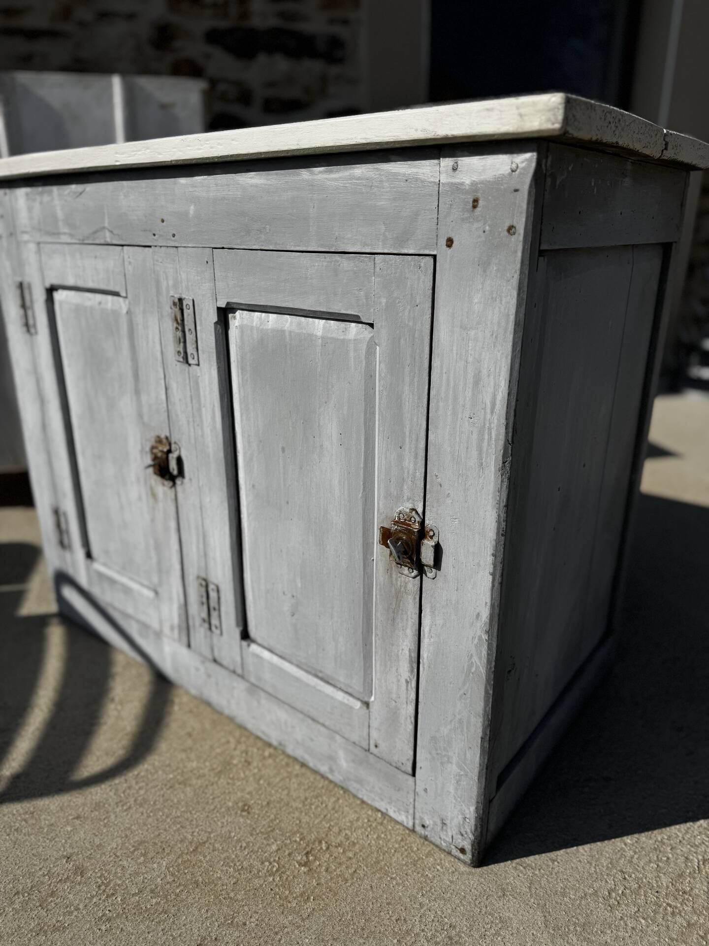 Small antique kitchen/workshop furniture
