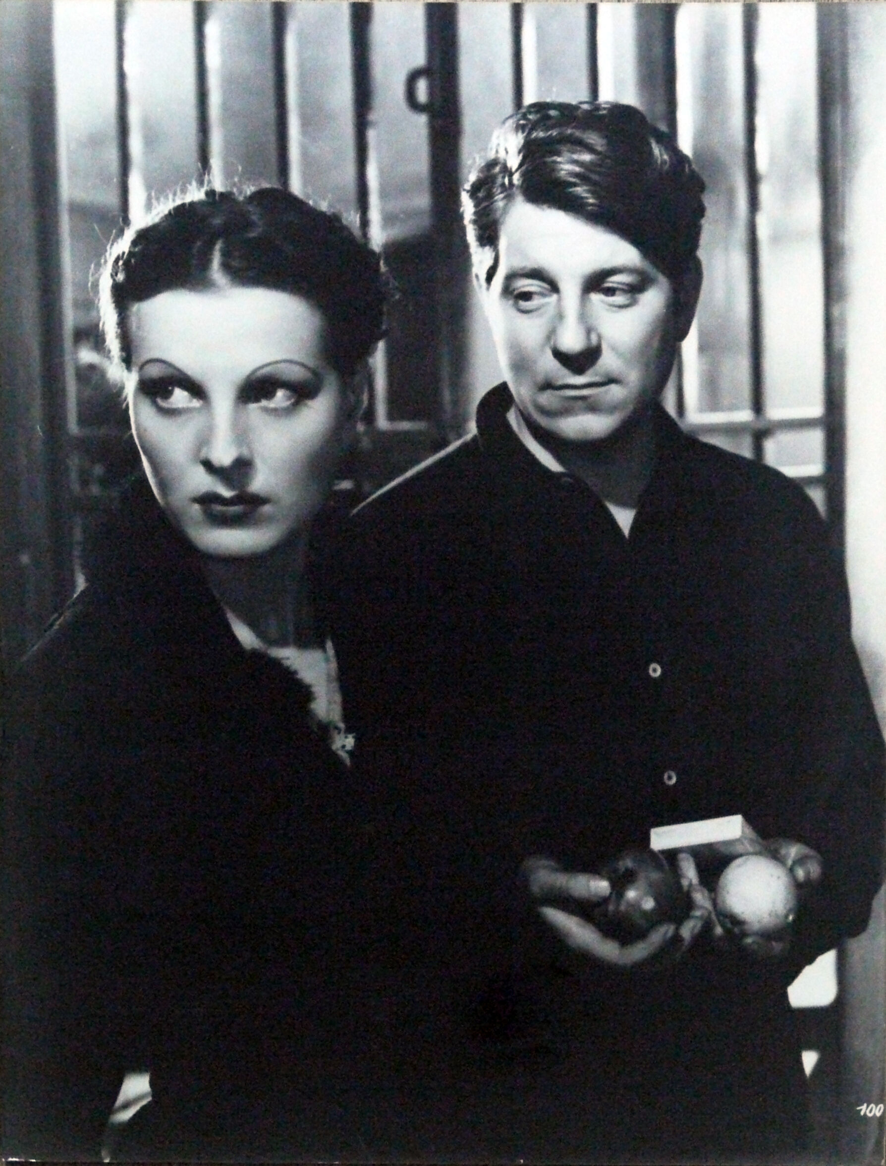 Photo de tournage "Jean Gabin et Mireille Balin"