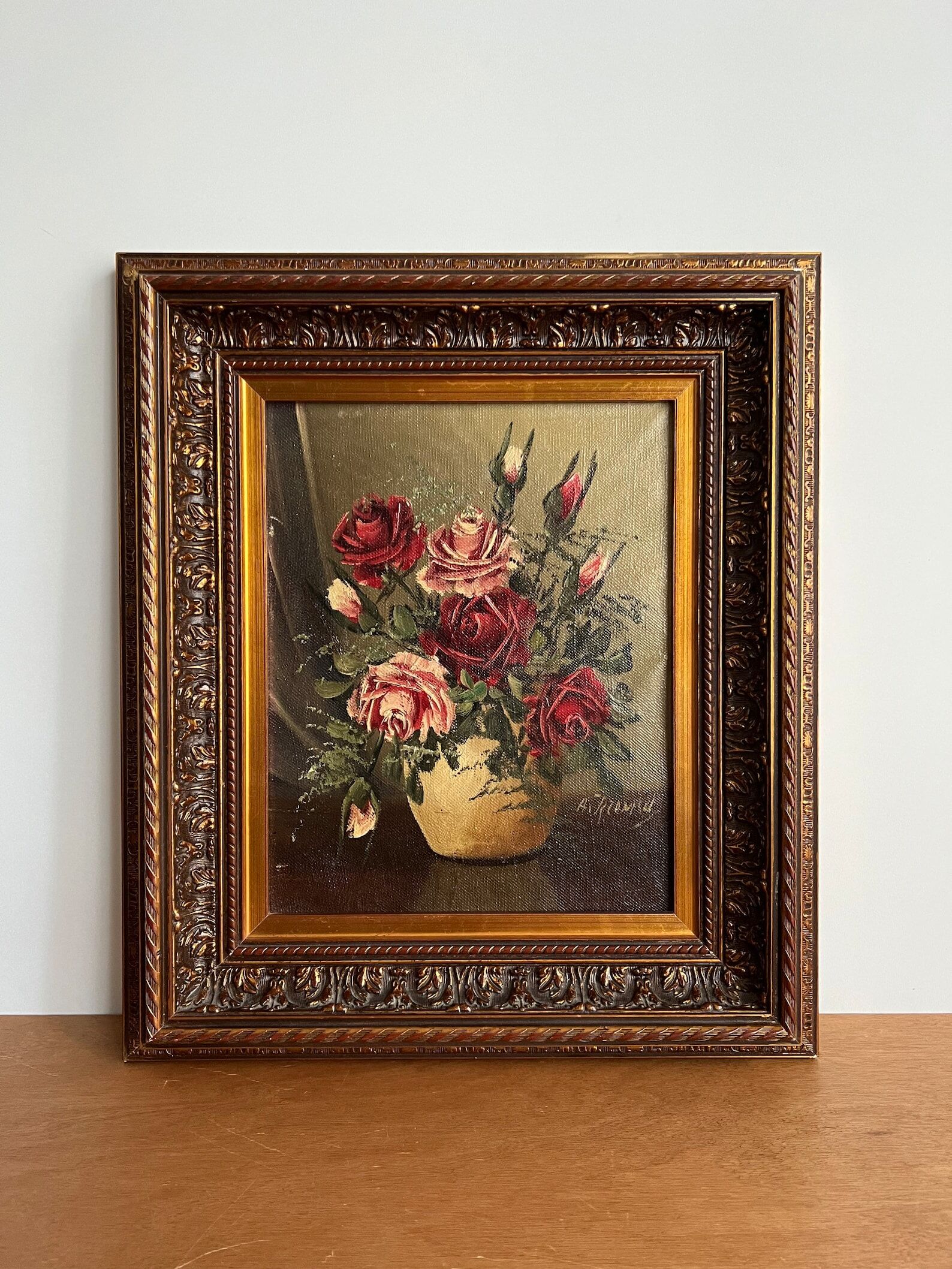 Oil on canvas, linen