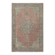 Vintage Handmade Wool Area Rug. One of a kind Turkish Carpet with Medallion Design