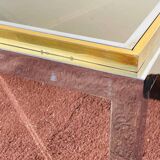 Rectangular coffee table. Flaminia Belgochrom W. Rizzo Vintage 70s