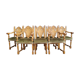 8 ceruse oak style chairs