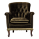 Fauteuil scandinave des années 1950, velours vert, bois de frêne.