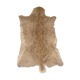 Curly tanned goatskin, floor mat, bedside vintage 55x100cm