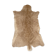 Curly tanned goatskin, floor mat, bedside vintage 55x100cm
