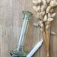 Green water candle holder