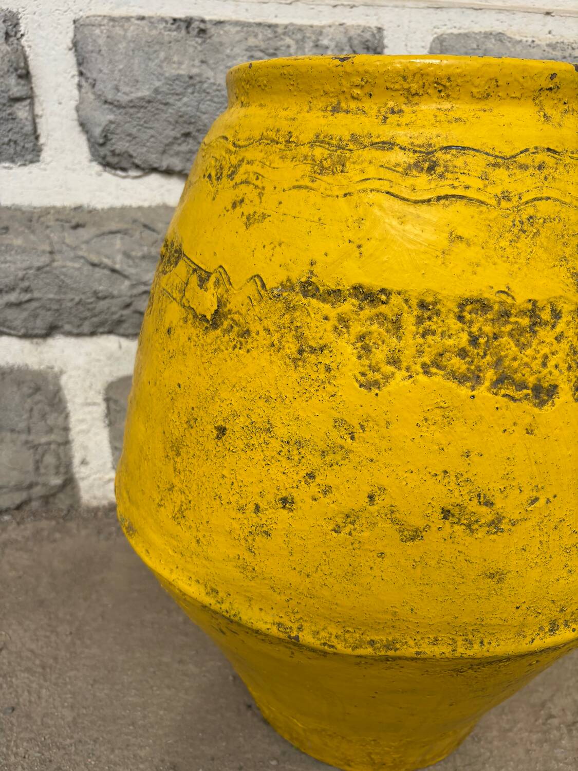 Spanish terracotta pottery jar